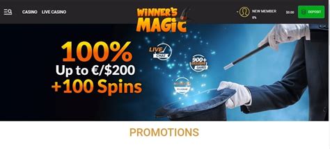 winners magic bonus code
